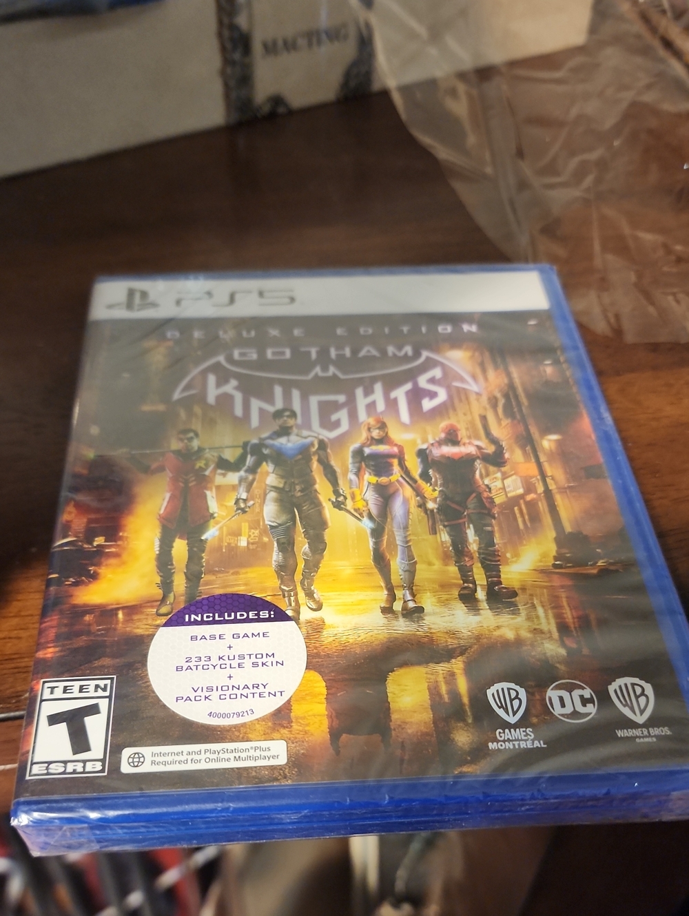 PlayStation PS5 Gotham Knights Deluxe Edition - Blue